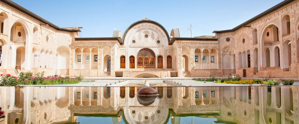 Magnificent Khan-e Tabatabei historic house, Kashan , Iran Magnificent Khan-e Tabatabei historic house in Kashan , Iran